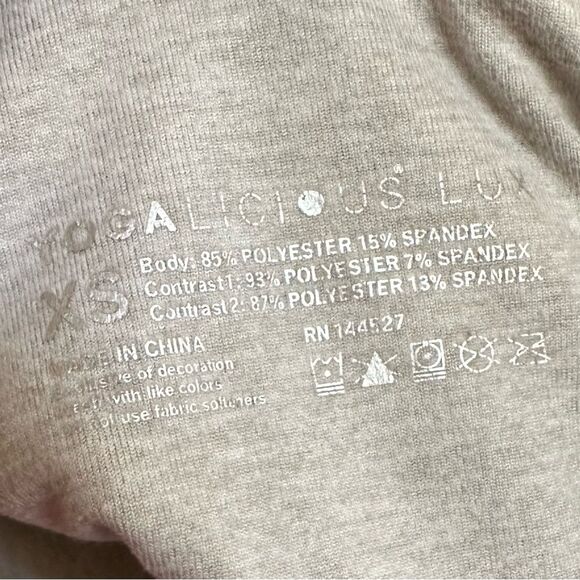 Yogalicious Lux Women's Grey Jogger Leggings - Size XS - Picture 4 of 4